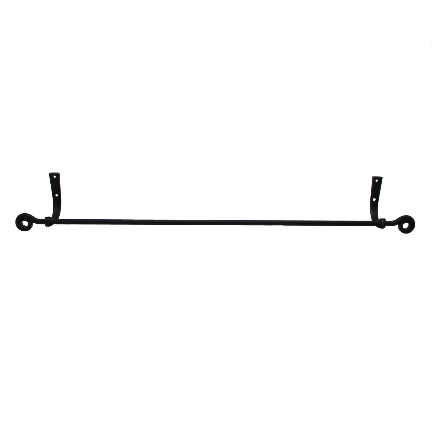 Wrought Iron Scroll Design Towel Rack Large