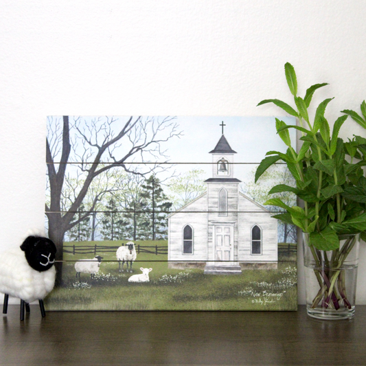Church Scene Artwork