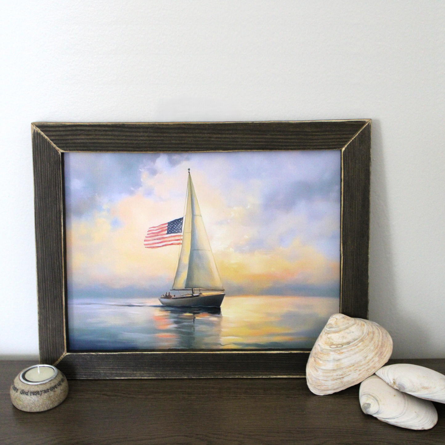 Sail Boat Framed Artwork