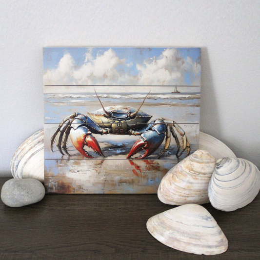 Crab on the Beach Artwork
