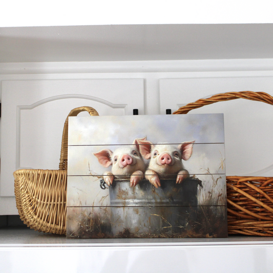 Pigs in a Bucket Artwork