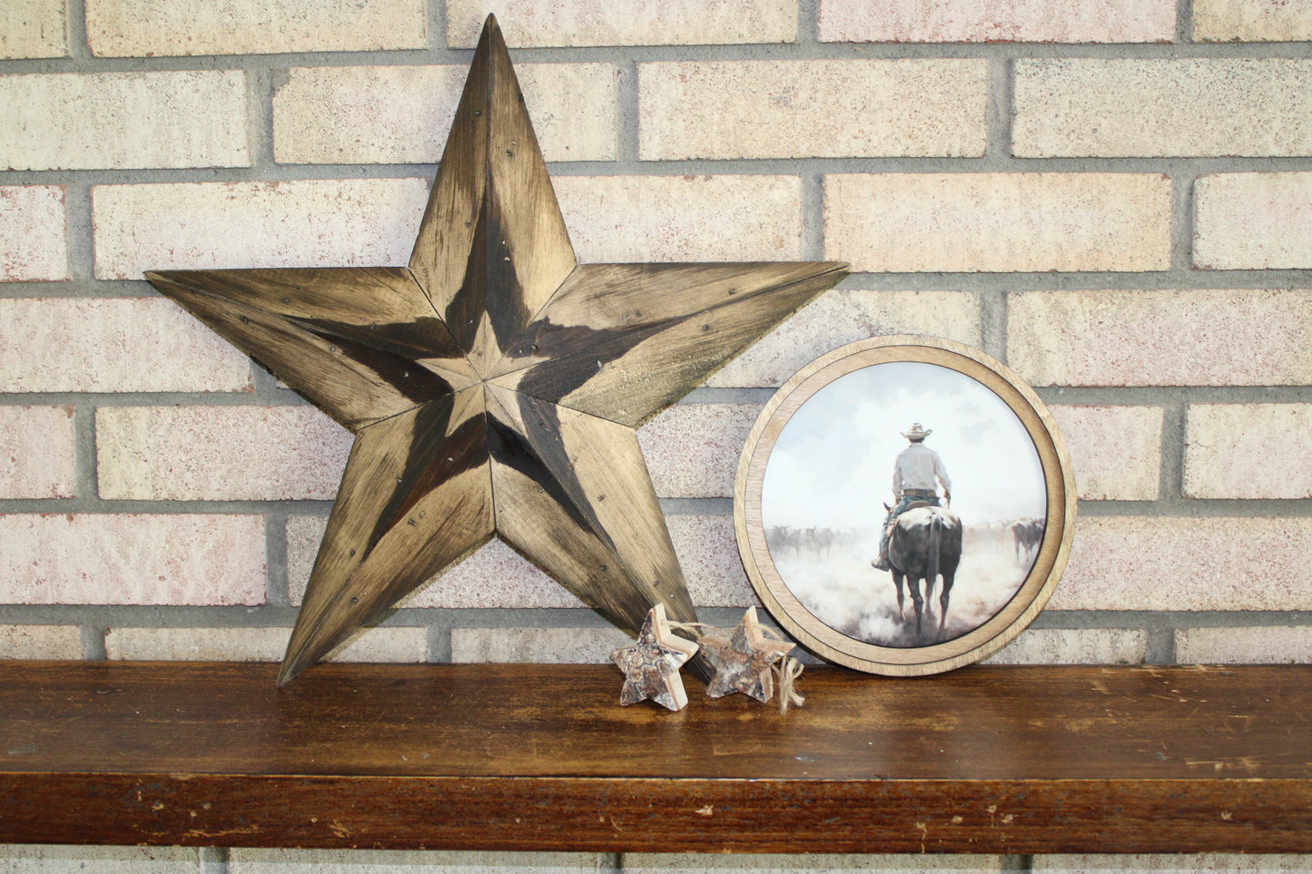 Cattle Drive Artwork 8" Round