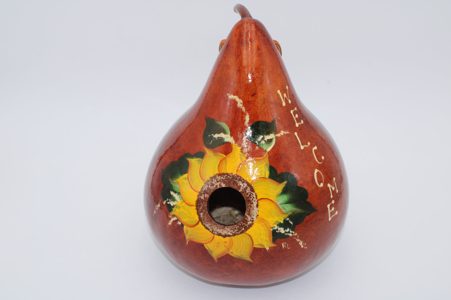 Gourd Sunflower birdhouse