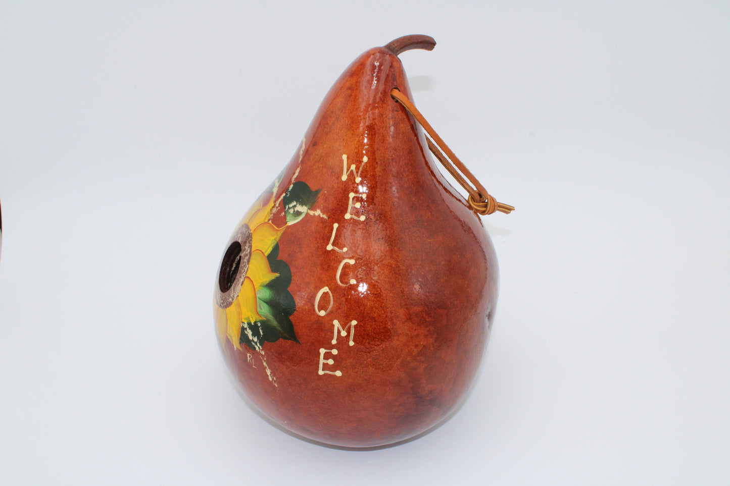 Gourd Sunflower birdhouse