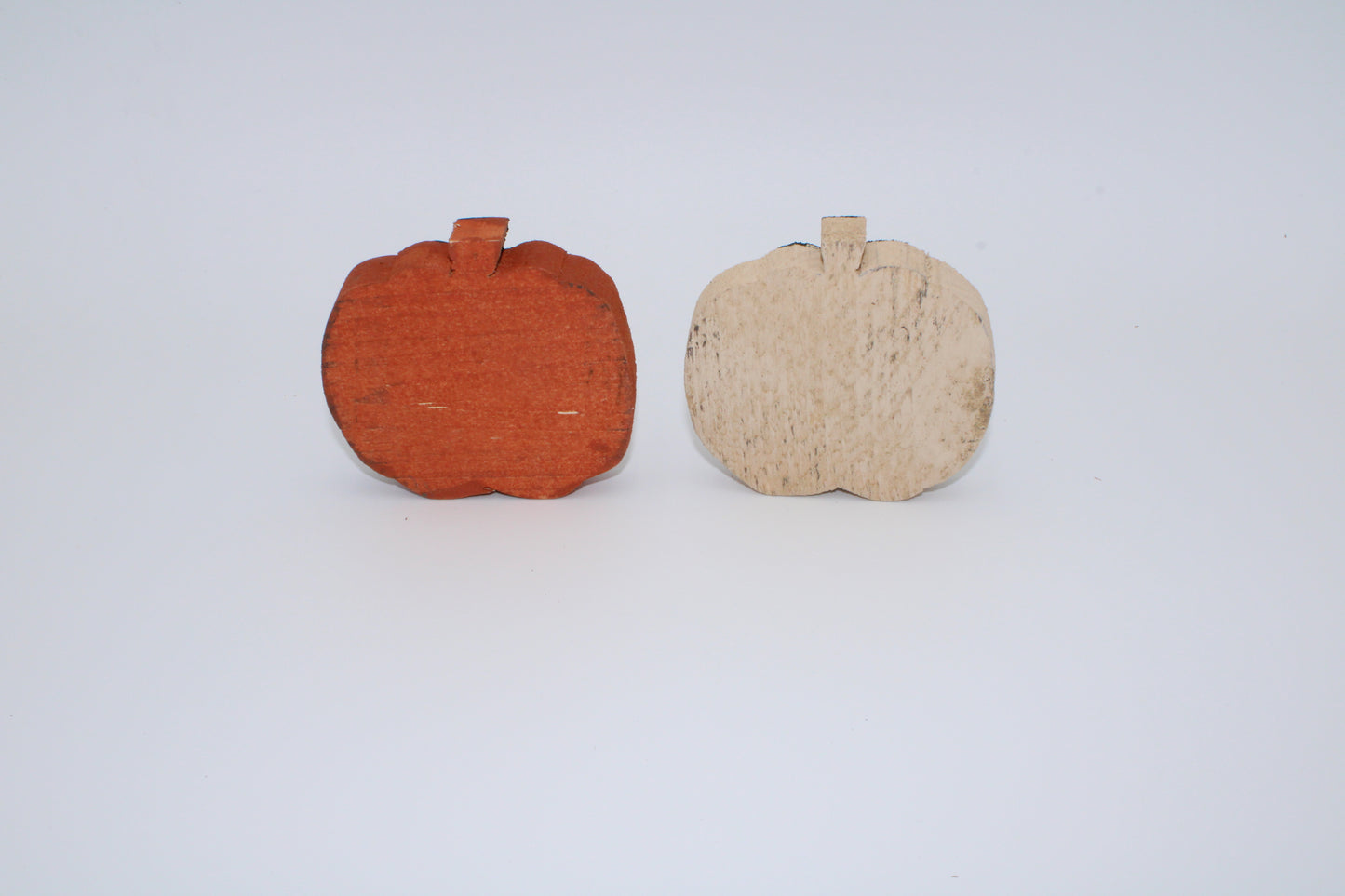 Pumpkin Mini Wood Shelf Sitters set of 2