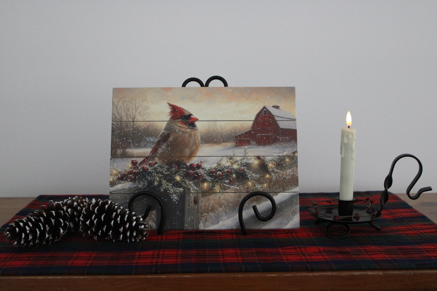 Iron Raised Taper Candle Holder