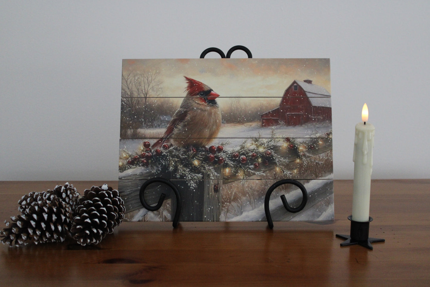 Iron Taper Candle Holder Star Base set of 2