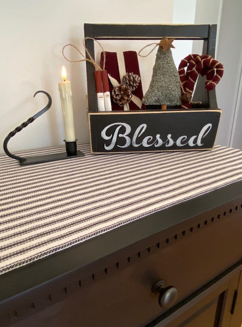 Iron Taper Candle Holder with Curved Handle