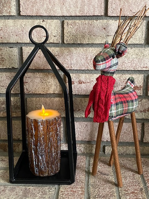 Wrought Iron Lantern Candle Holder Decor