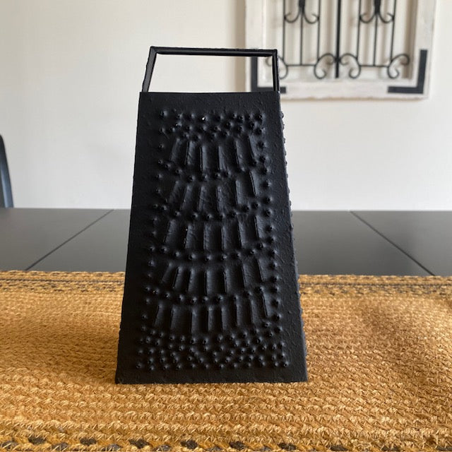 Punched Tin Decorative Cheese Grater