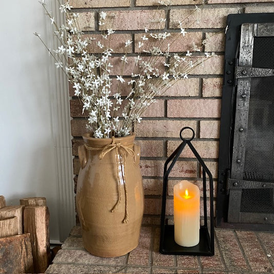 Wrought Iron Lantern Candle Holder Decor