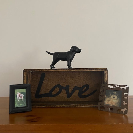 Handmade Wood Box Love