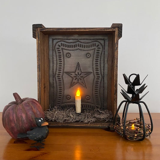 Primitive Iron 3D Pineapple Tealight Candle Holder