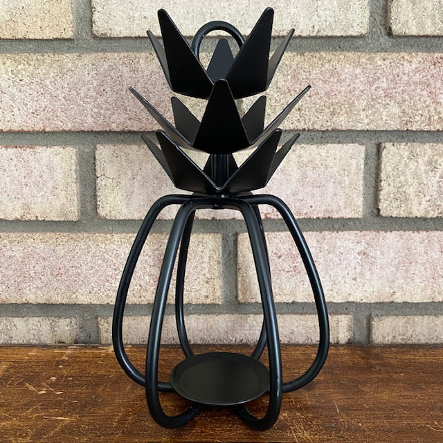 Primitive Iron 3D Pineapple Tealight Candle Holder