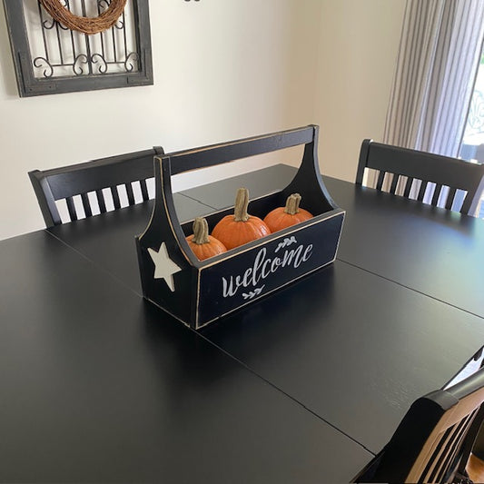 Wood Tote Set of Two
