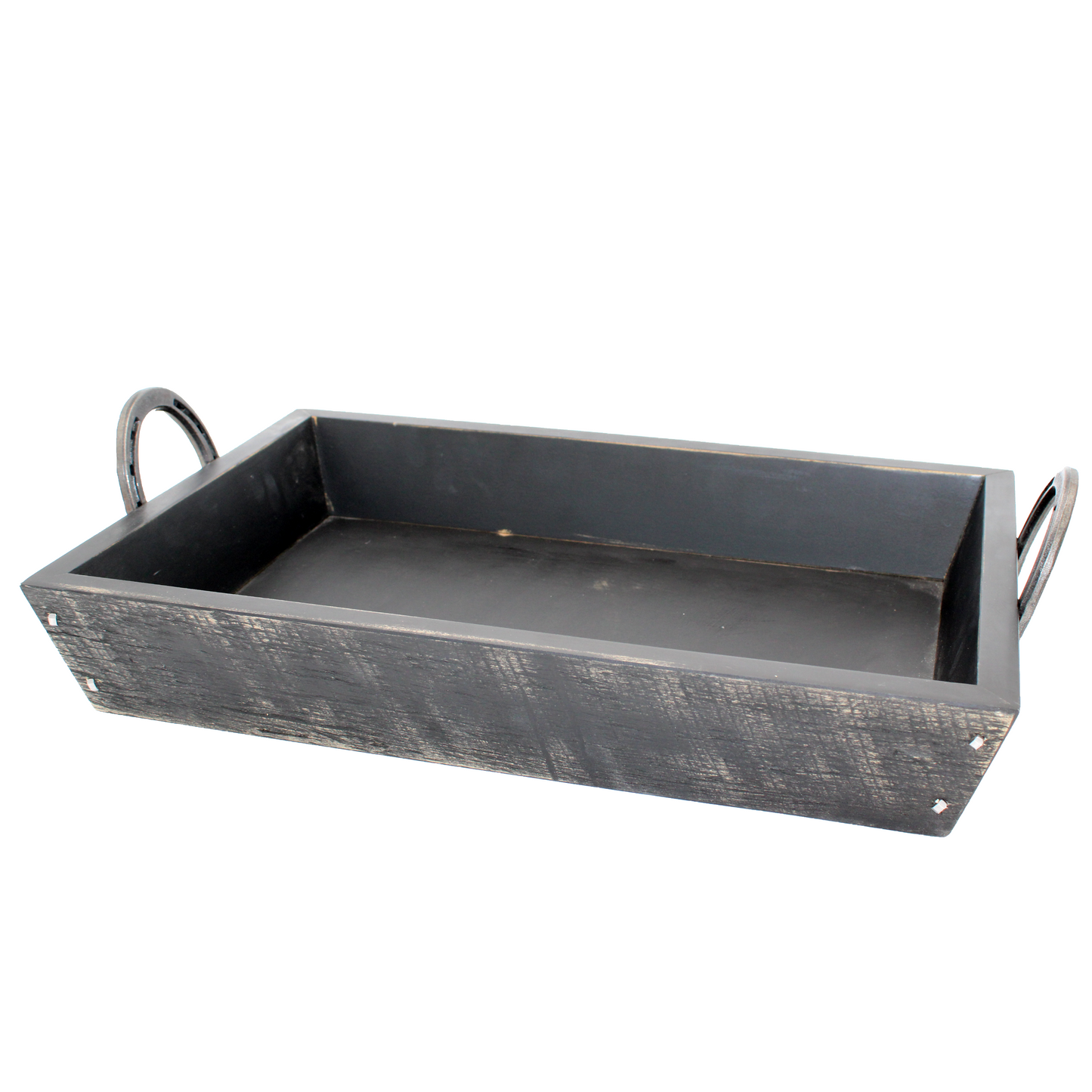 Tray with Horseshoe Handles