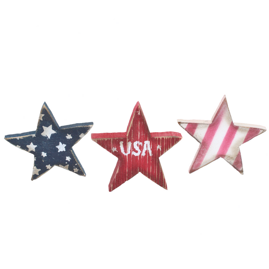 American Star Wood Shelf Sitter Set