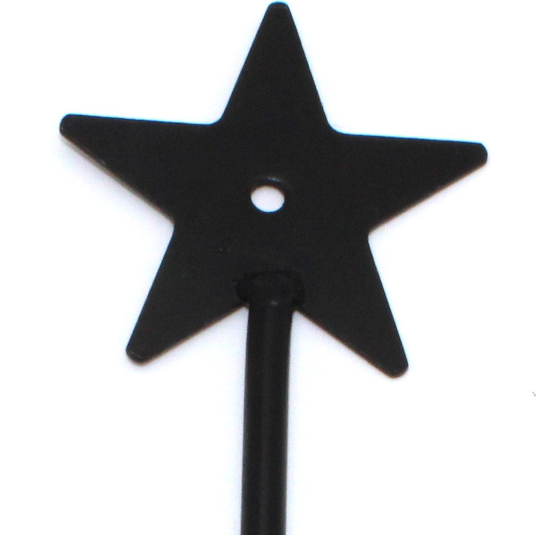 Iron Sconce Taper Candle Holder with Star Top 9"