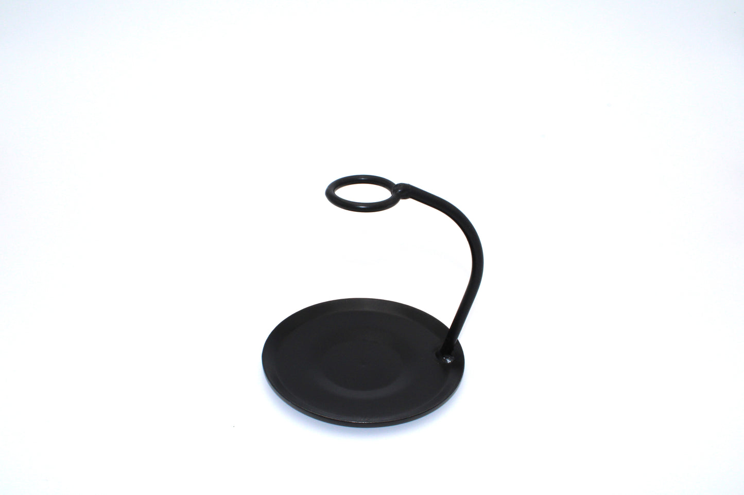 Iron Taper Candle Holder with Plate