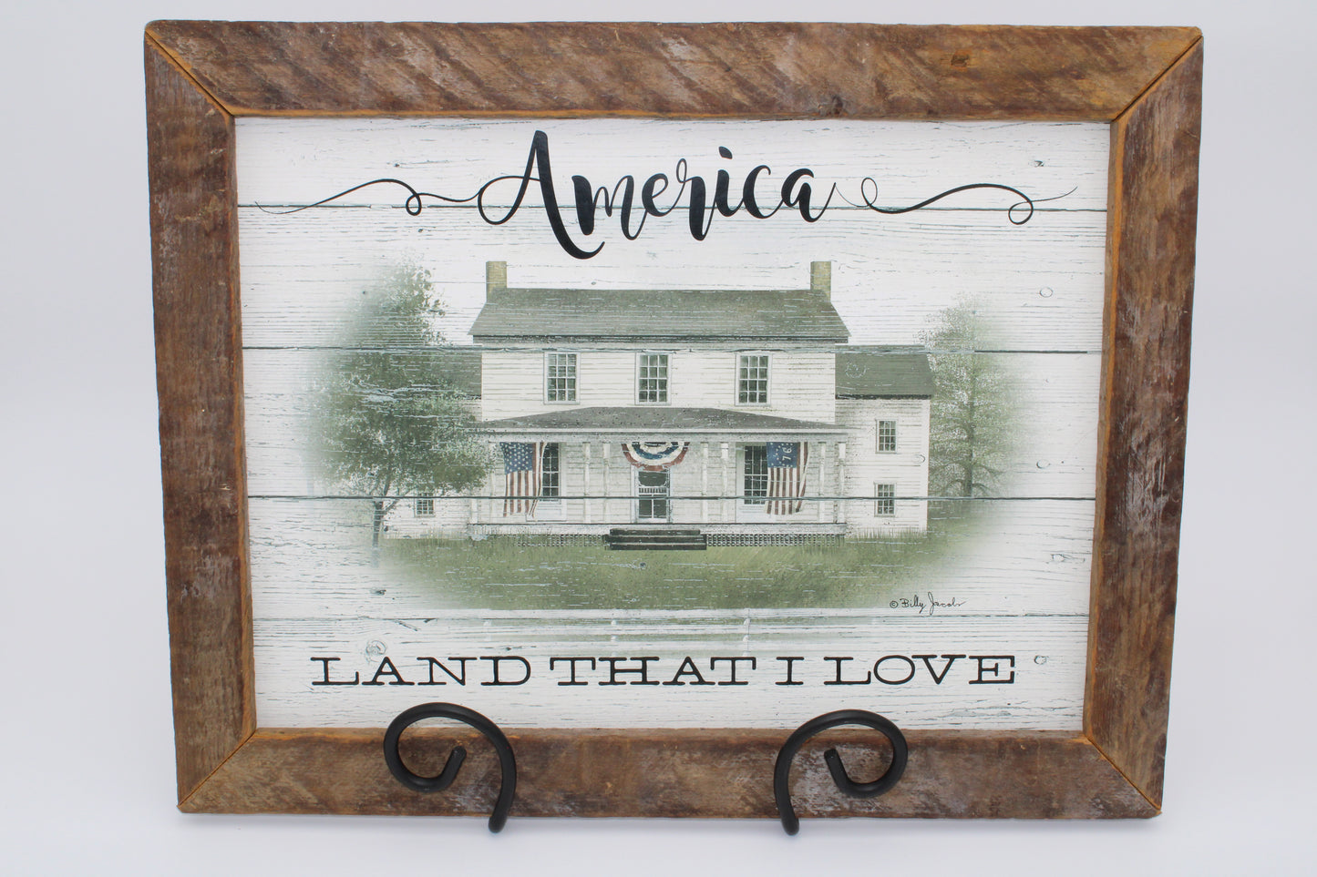 Iron Easel Artwork Stand with Scroll Design Large