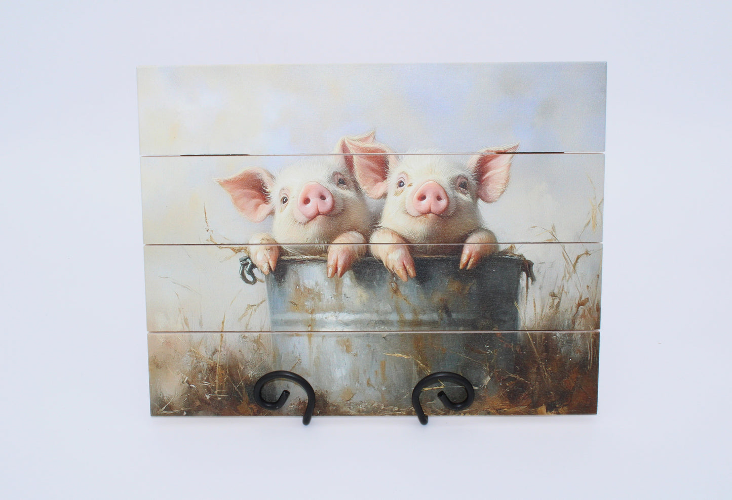 Iron Easel Artwork Stand with Scroll Design Small
