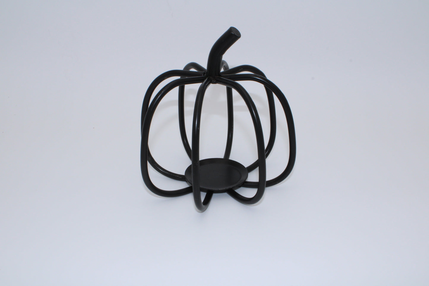 Wrought Iron 3D Pumpkin Tea Light Holder