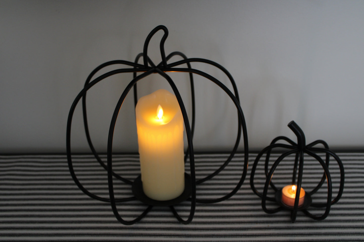 Wrought Iron 3D Pumpkin Large