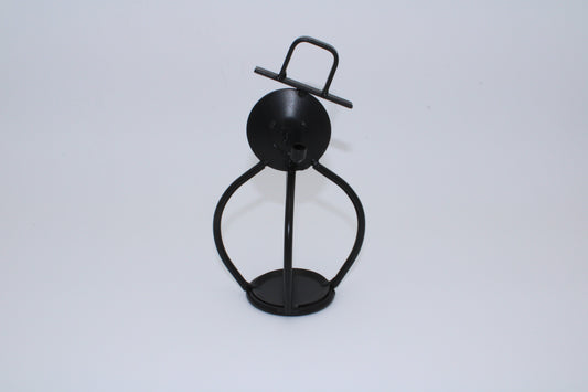 Iron 3D Snowman Tea Light Candle Holder