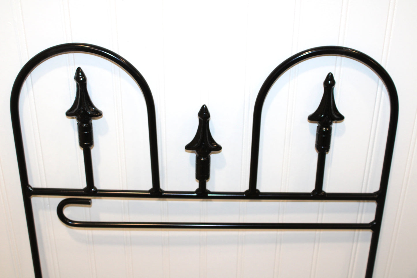 Iron Fence Style Garden Flag Stand