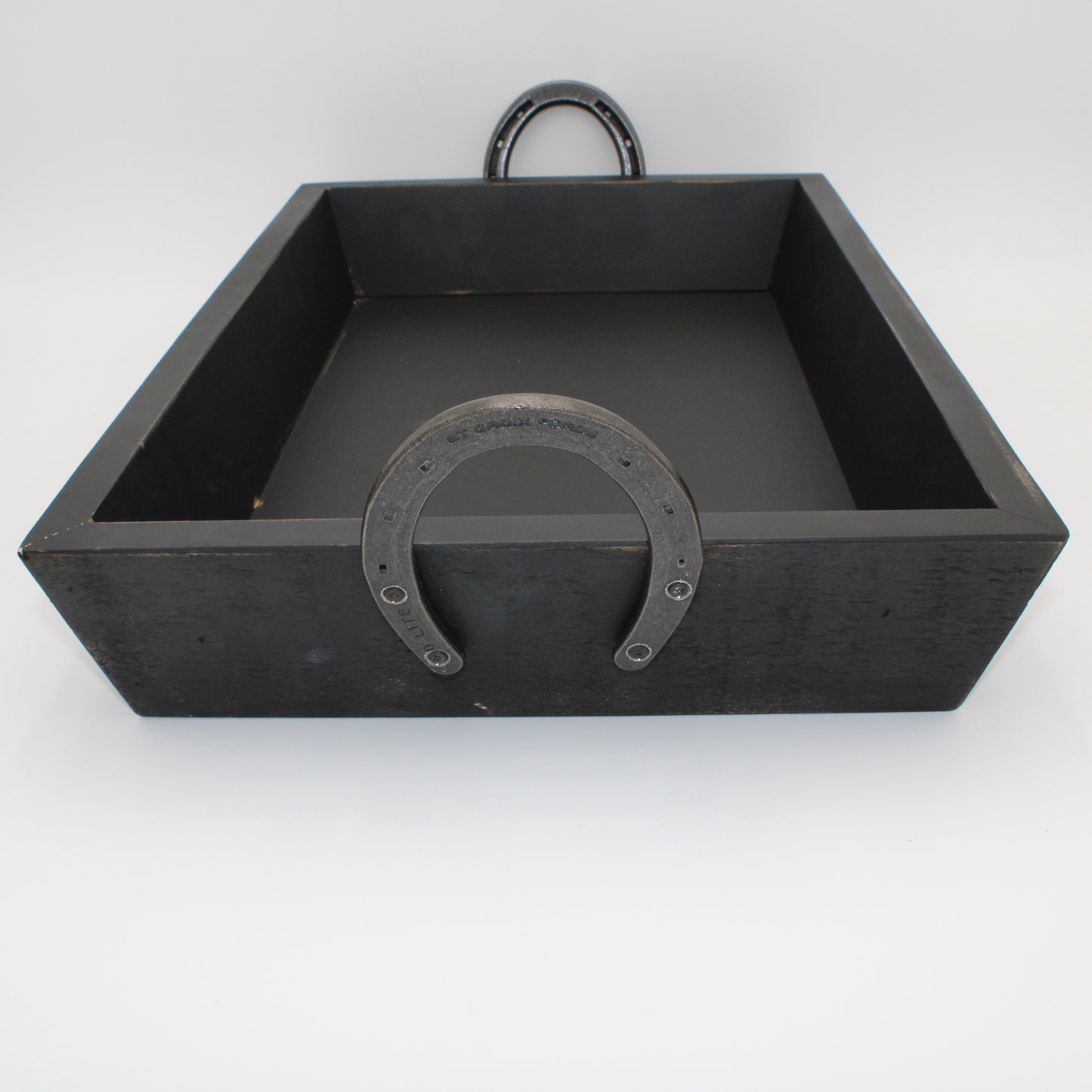 Tray with Horseshoe Handles
