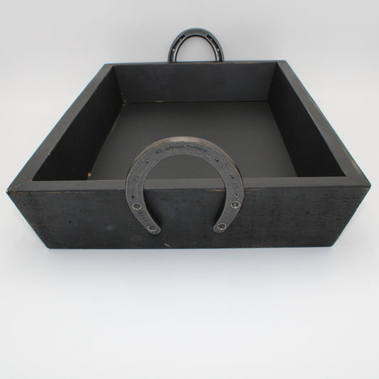 Tray with Horseshoe Handles