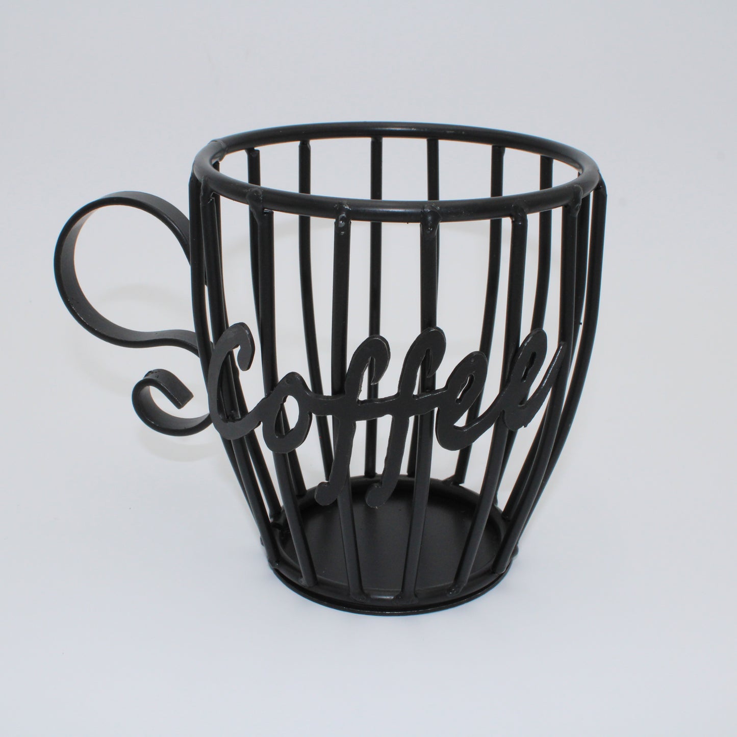 Wrought Iron Coffee Cup Pod Holder