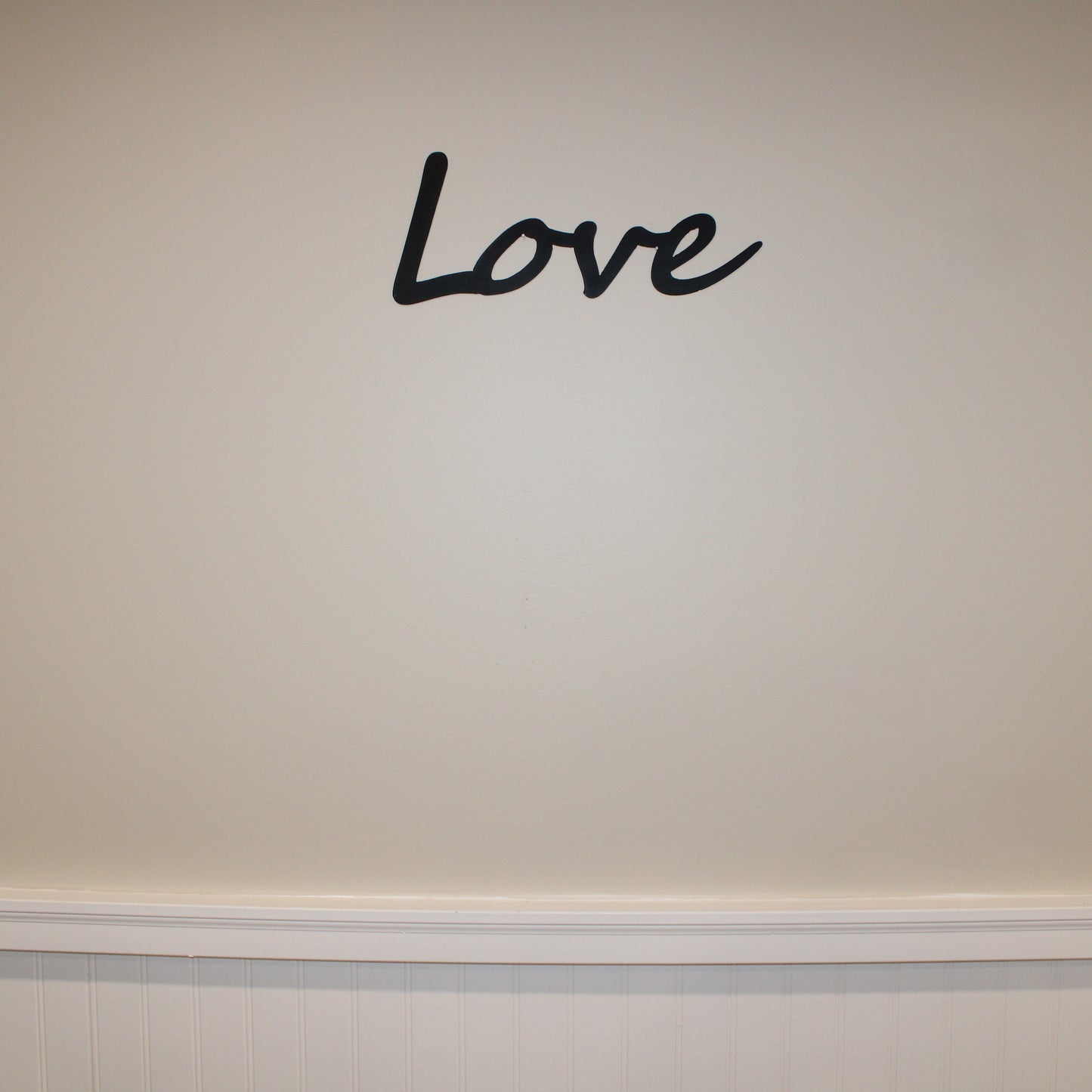 Love Metal Word Cut-Out