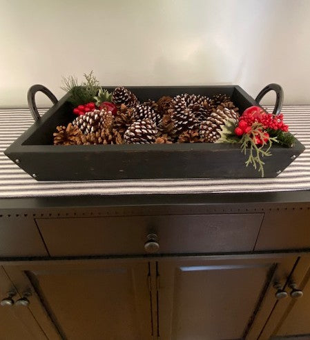 Tray with Horseshoe Handles