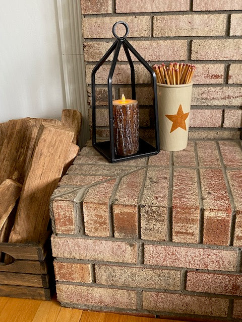 Wrought Iron Lantern Candle Holder Decor