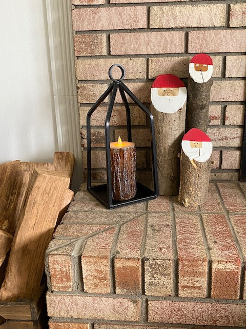 Wrought Iron Lantern Candle Holder Decor