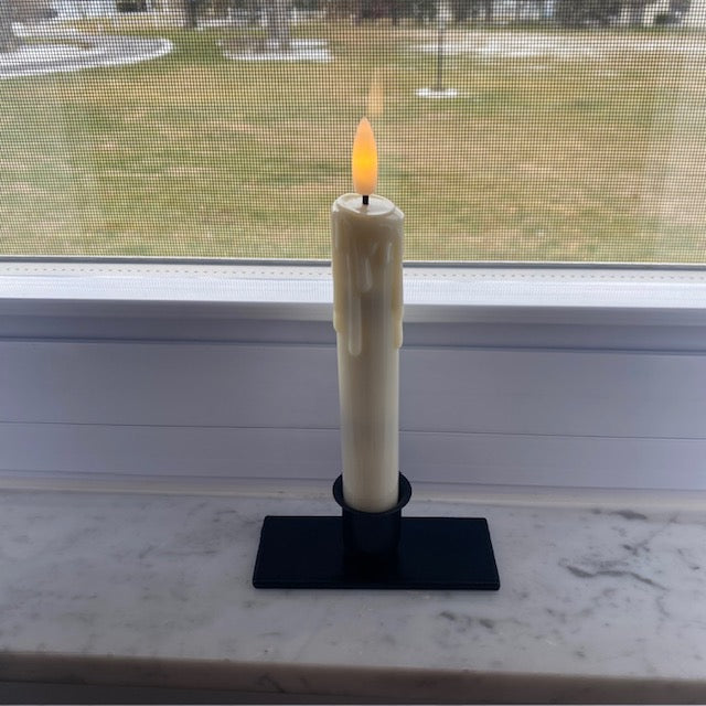 Windowsill Iron Taper Candle Holder