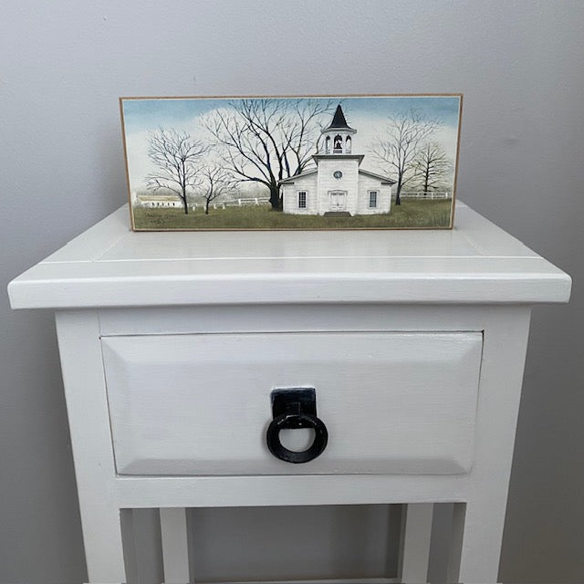 "Church" Block Shelf Sitter Artwork