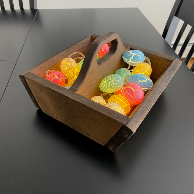 Egg Tote Solid Wood