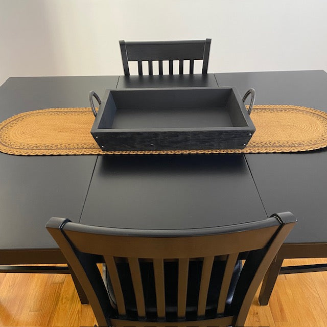 Tray with Horseshoe Handles