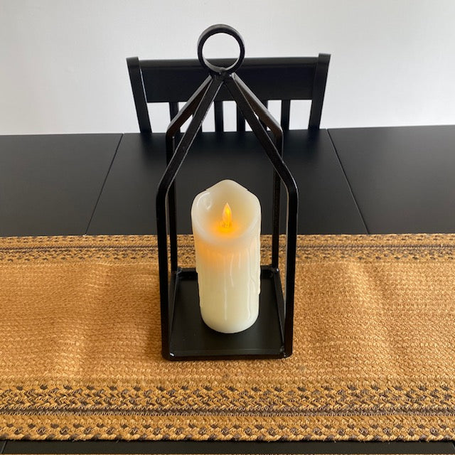 Wrought Iron Lantern Candle Holder Decor