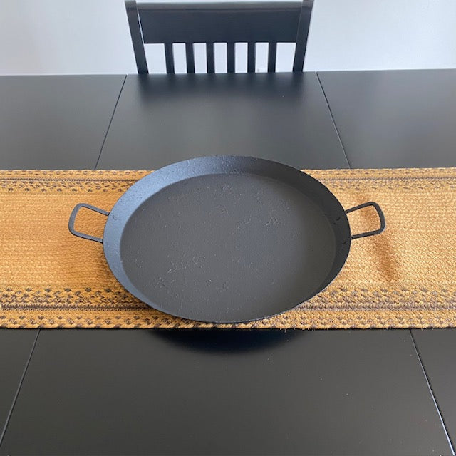 Colonial Style Black Metal Tray