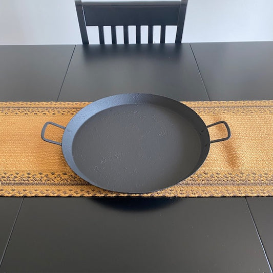 Colonial Style Black Metal Tray