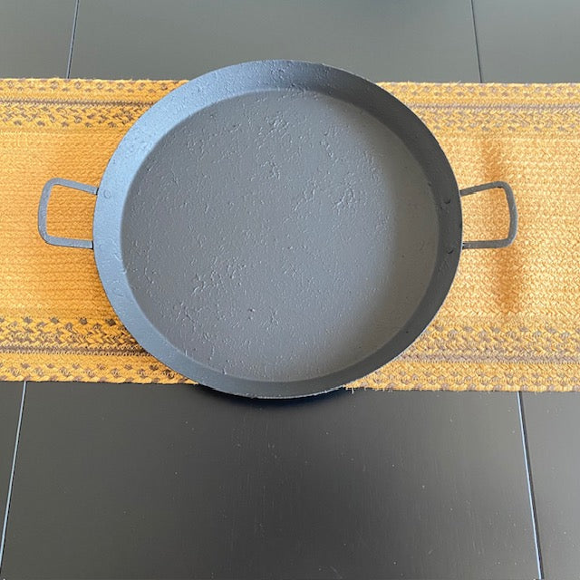 Colonial Style Black Metal Tray