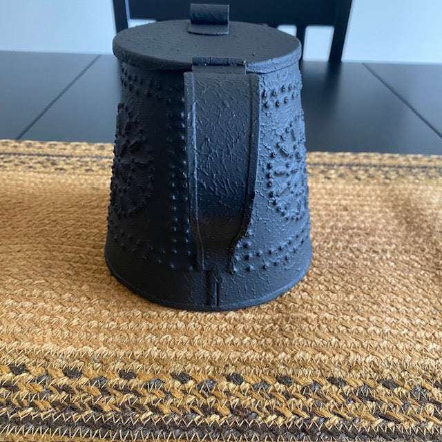 Punched Tin Decorative Teapot