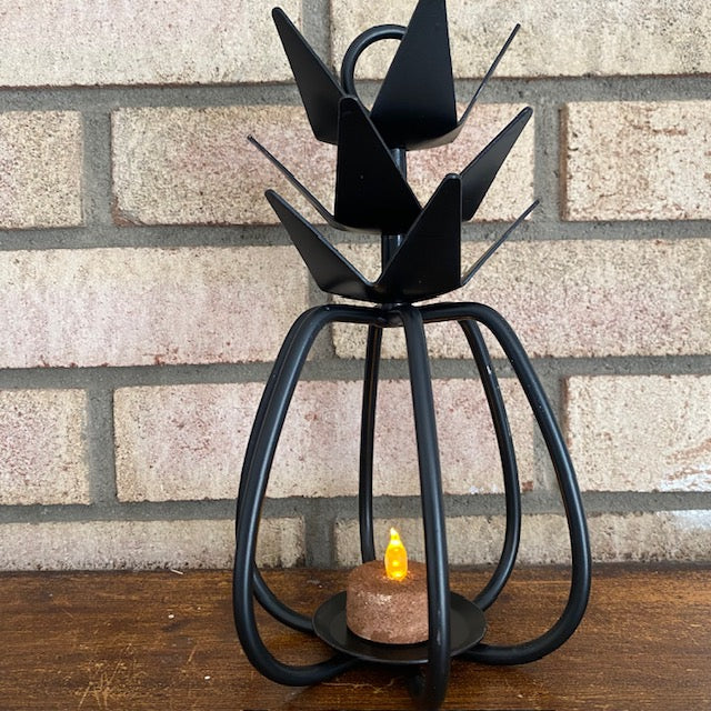 Iron 3D Pineapple Tealight Candle Holder