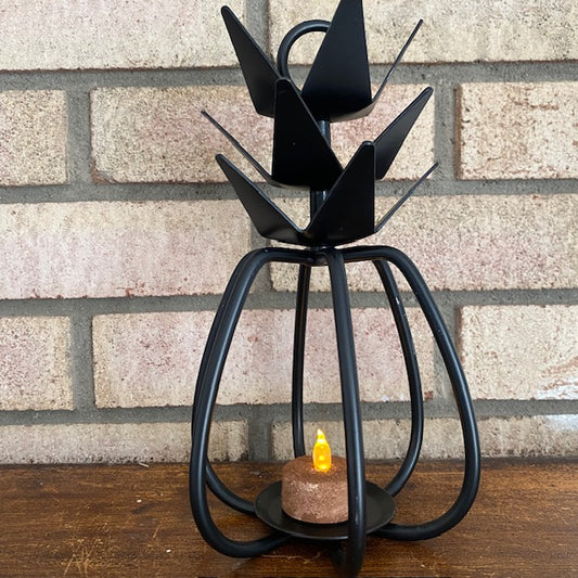 Iron 3D Pineapple Tealight Candle Holder