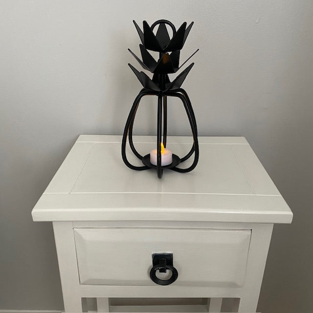 Iron 3D Pineapple Tealight Candle Holder