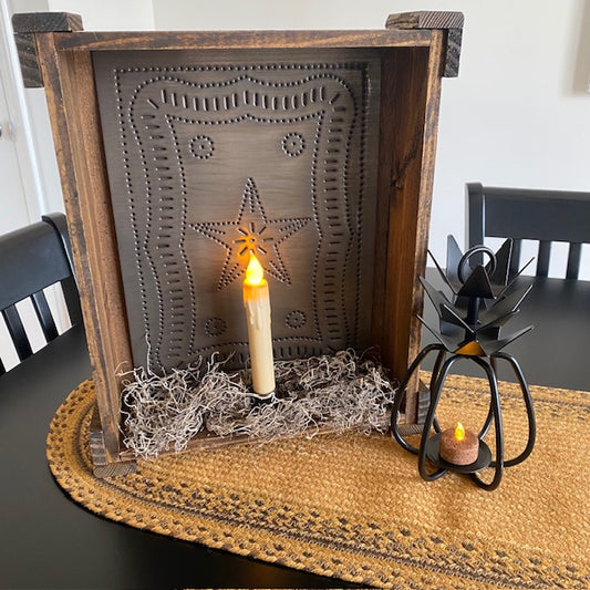 Iron 3D Pineapple Tealight Candle Holder