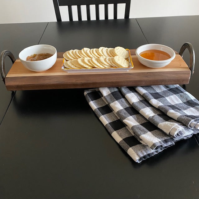 Horseshoe Handle Serving Platter